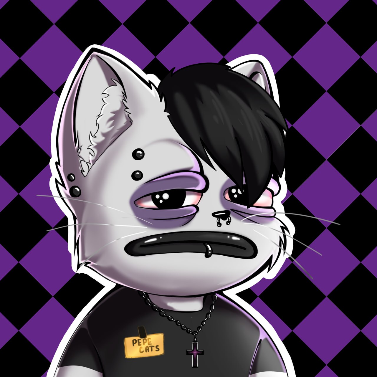 Purple CatteRO character